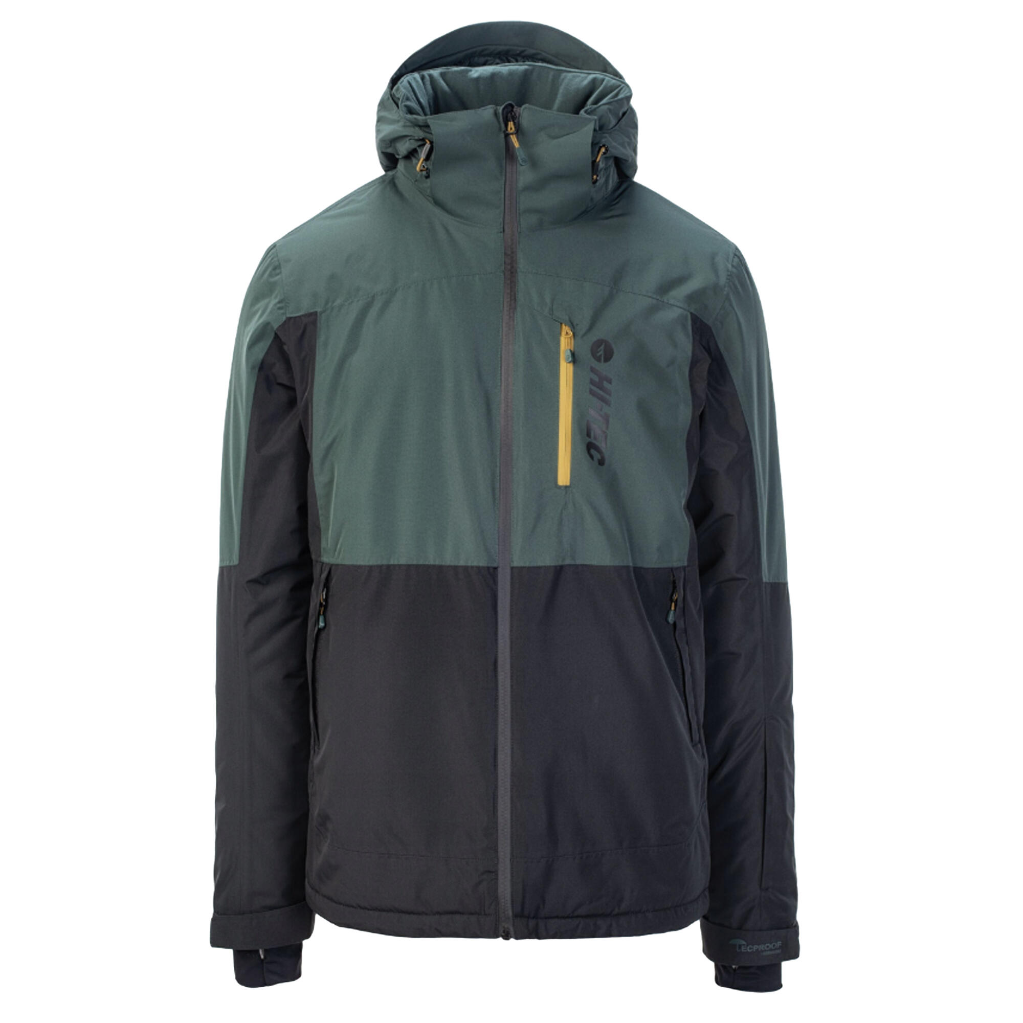 Hi-tec - Blouson De Ski Moren Homme (vert Foncé / Noir) - Veste - Noir|vert - Decathlon
