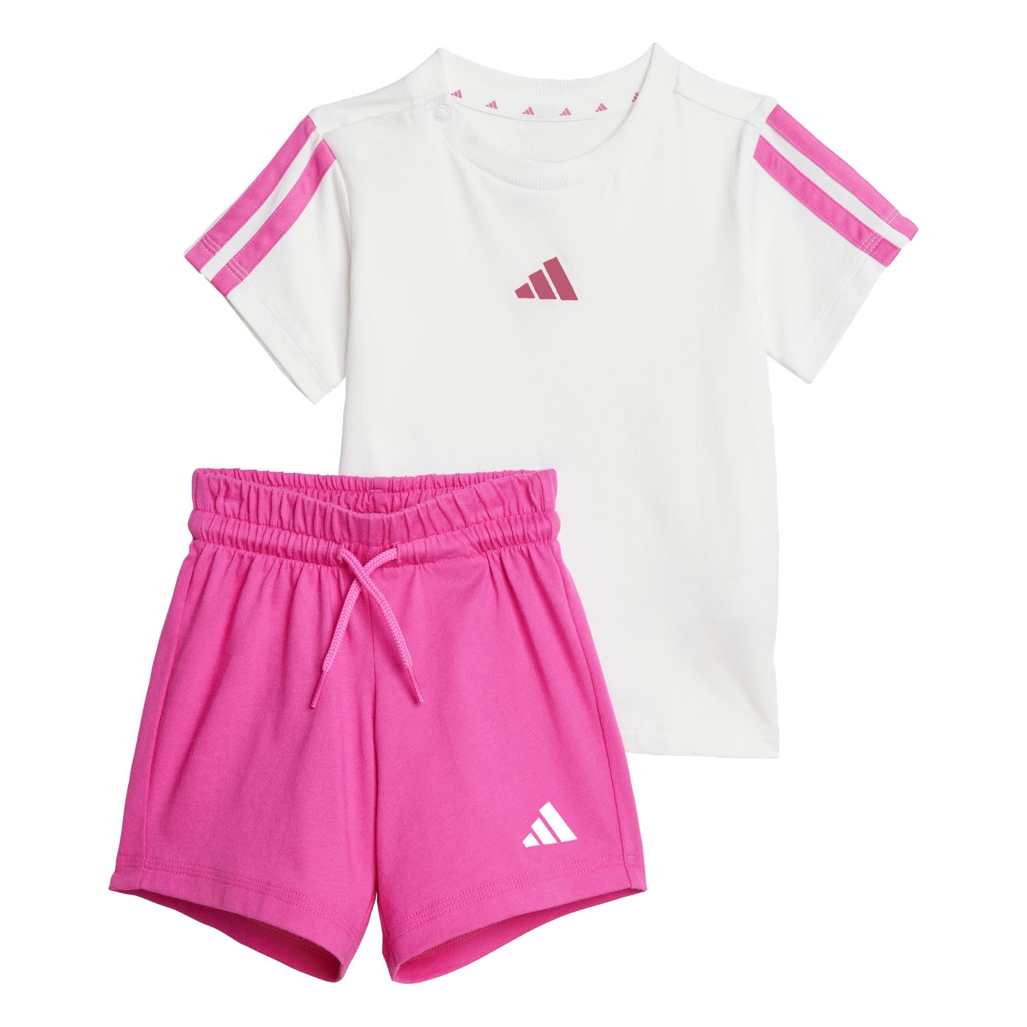 Adidas - Ensemble T-shirt Essentials Enfants - Survêtement - Blanc|rose - 18 Mois - Decathlon