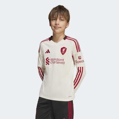 Liverpool FC 25/26 Langärmeliges Auswärtstrikot für Kinder