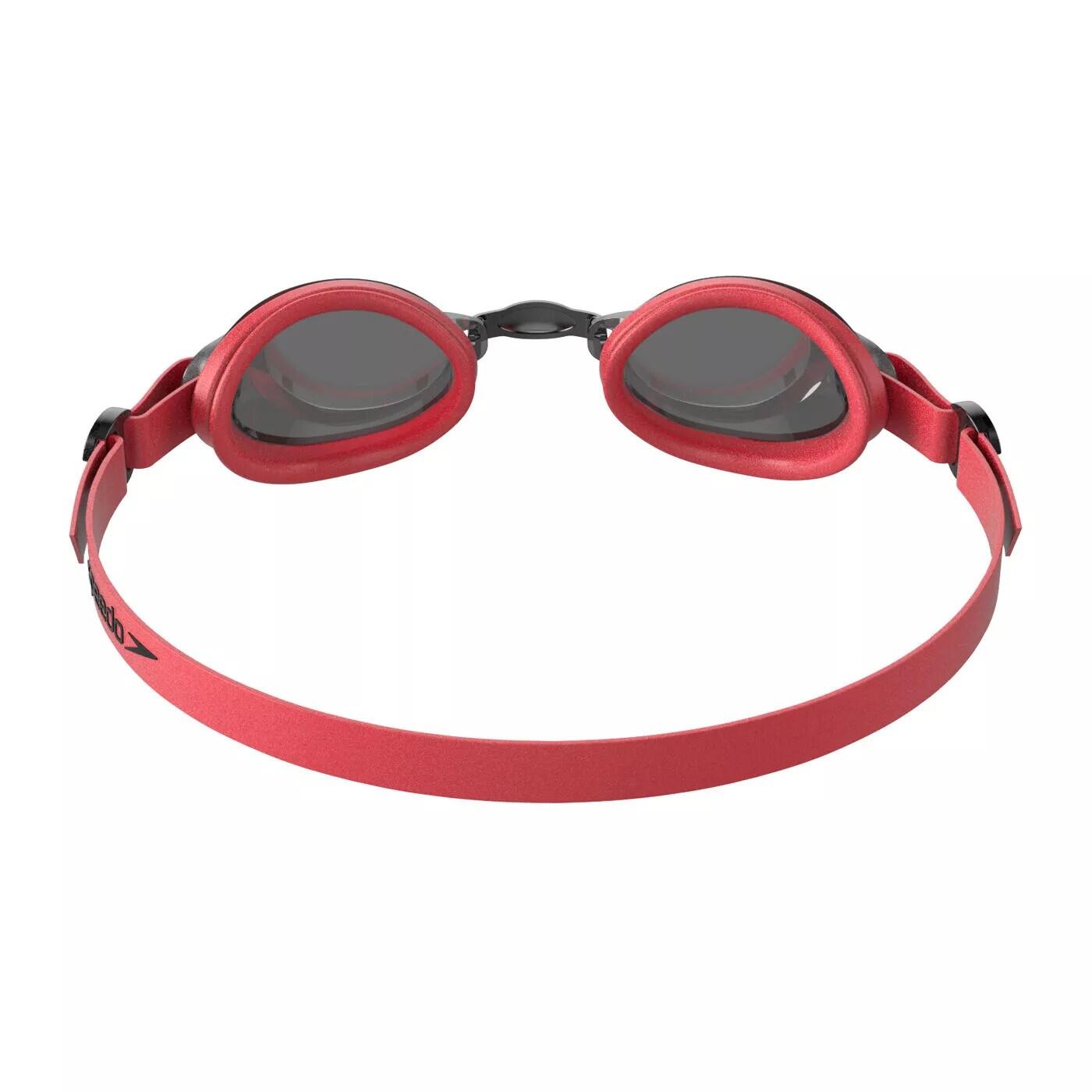 Lunettes De Natation JET V2 Adulte (Rouge / Fumée) 2/4
