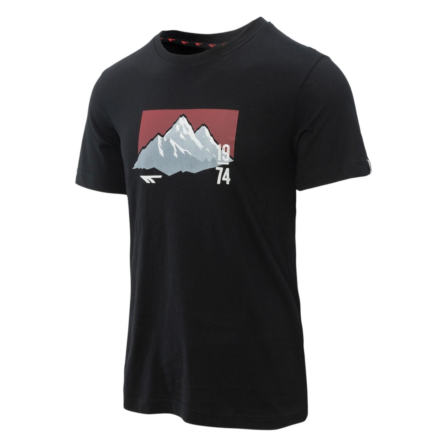 Camiseta Rawal de Manga Corta para Hombre Negro 3/4