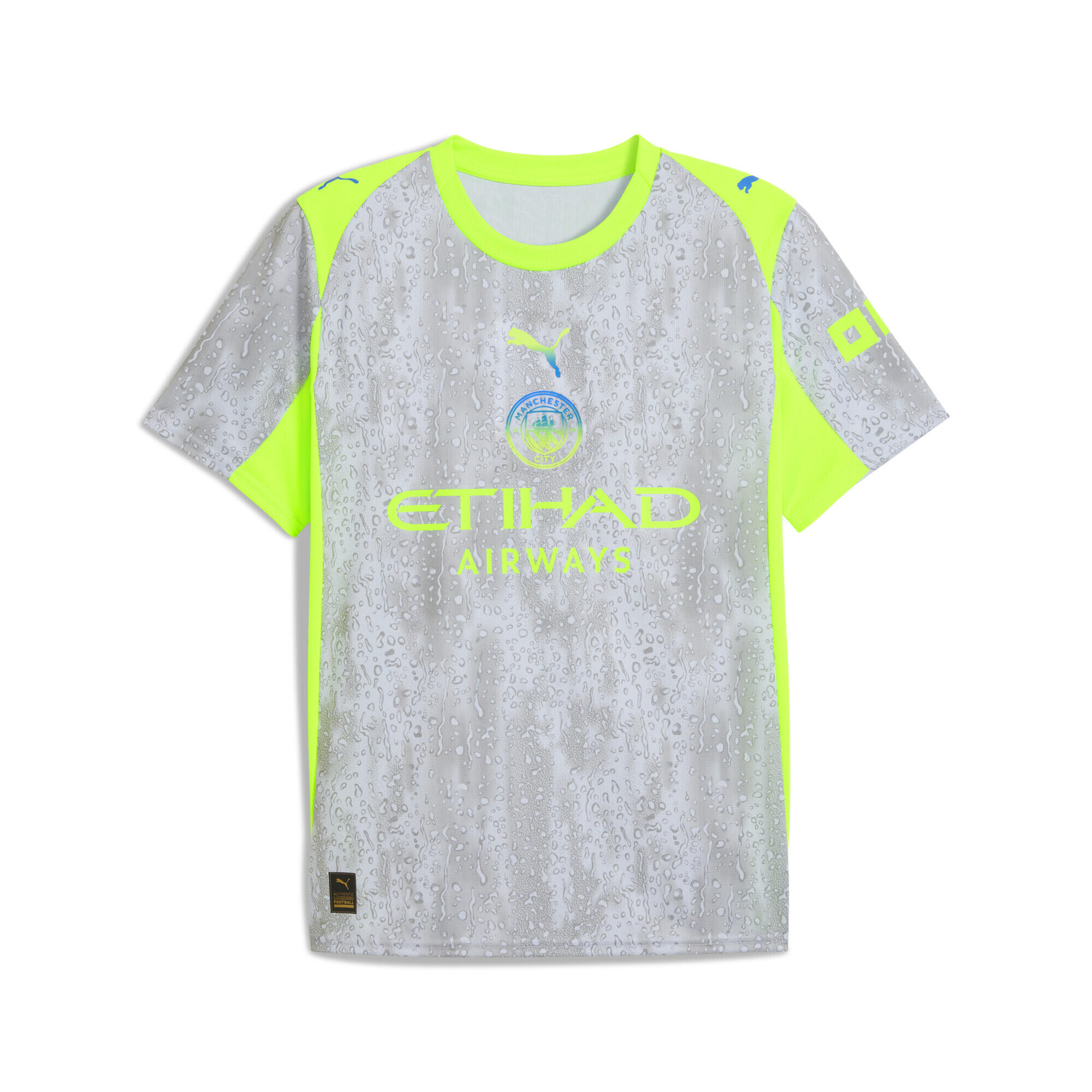 Męska trzecia koszulka Manchester City 25/26 PUMA Cool Weather Pro Green Blue