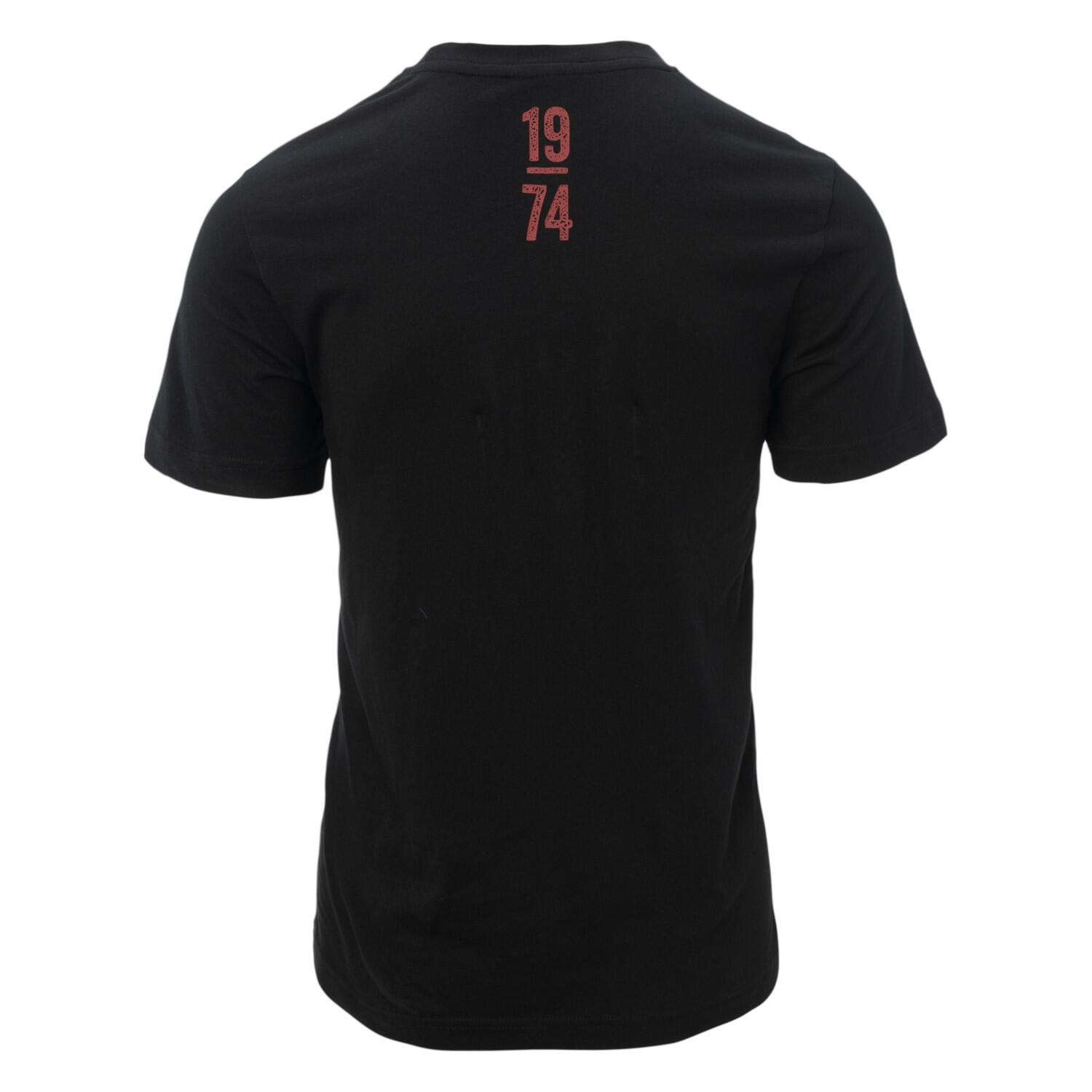 Camiseta Rawal de Manga Corta para Hombre Negro 2/4