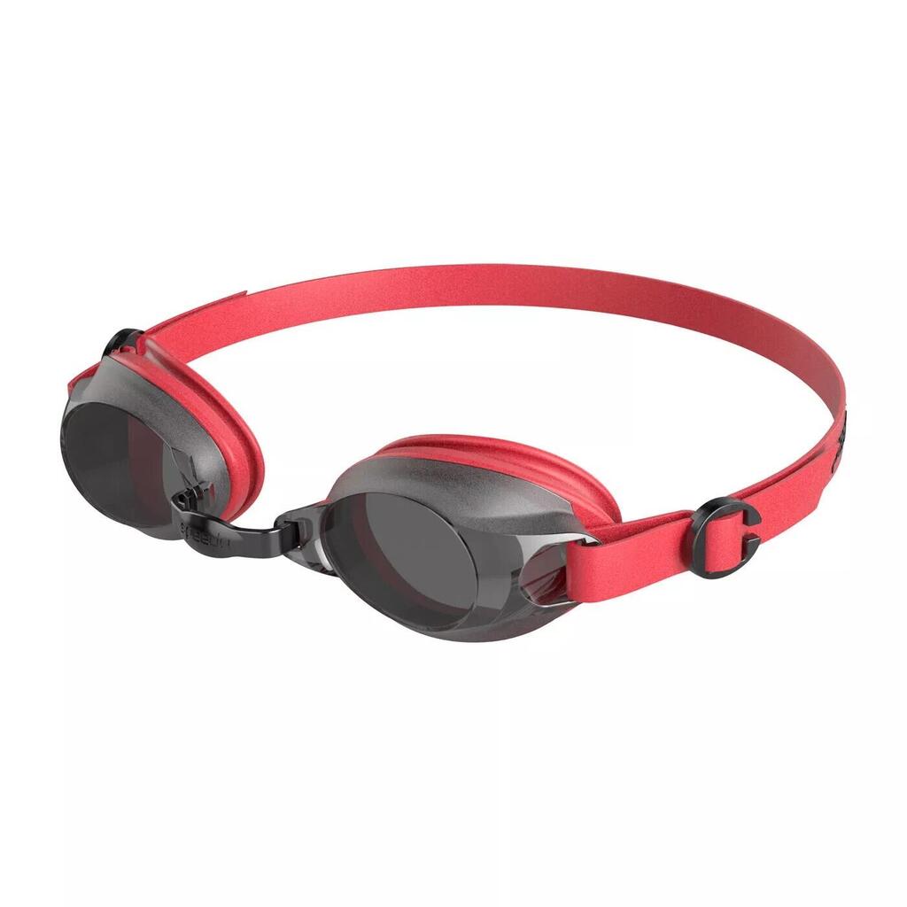 Unisex Adult Jet V2 Swimming Goggles (Lava Red/Smoke)