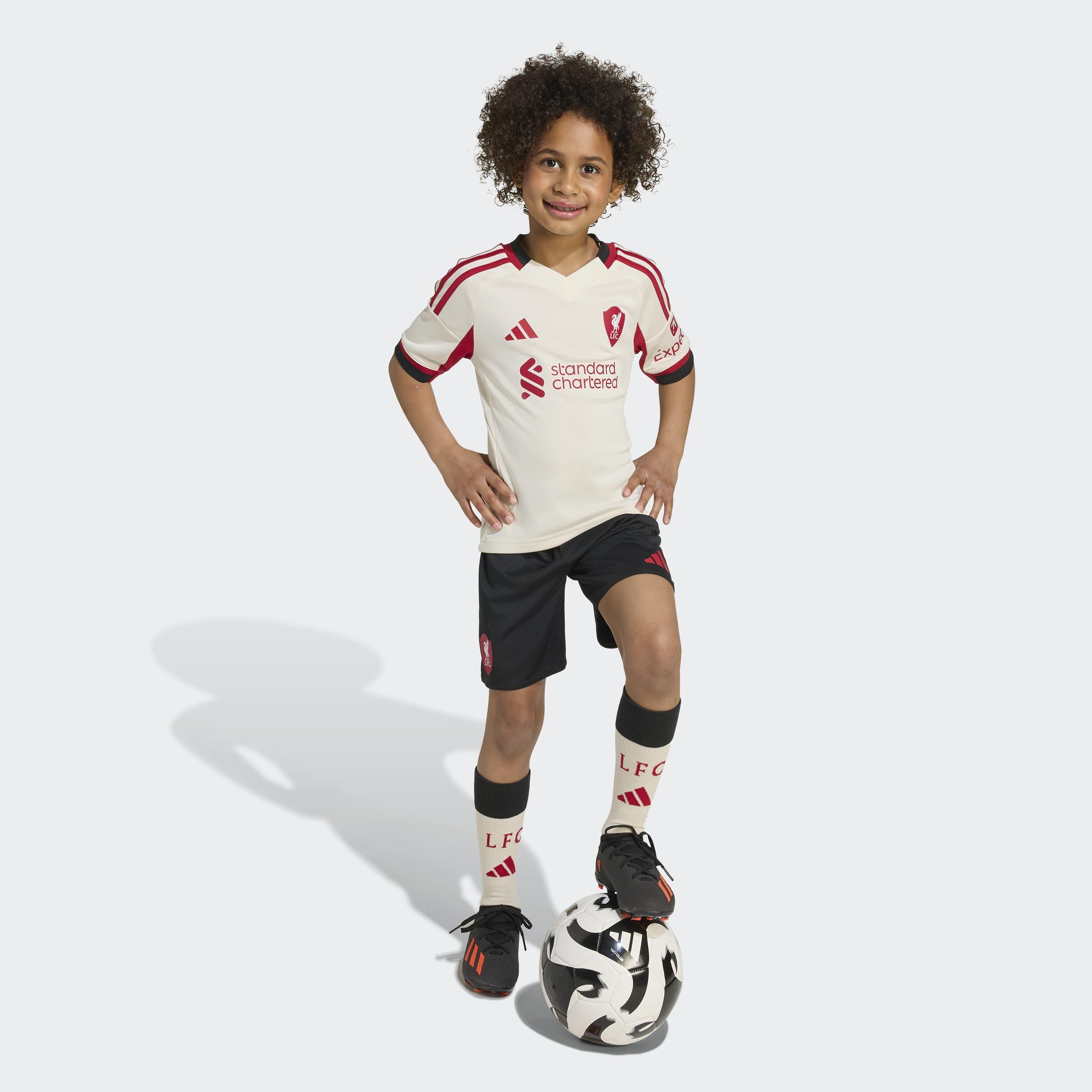 Adidas - Tenue Extérieure Liverpool Fc 25/26 Enfants - Survêtement De Sudation - Blanc -  3 À 4 Ans - Decathlon