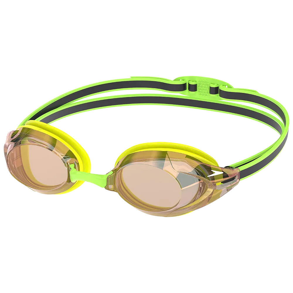 Womens/Ladies Vanquisher 3.0 Mirrored Swimming Goggles (Yellow)