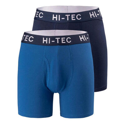 Heren mibio boxershorts (set van 2) (blauw/zwaar)