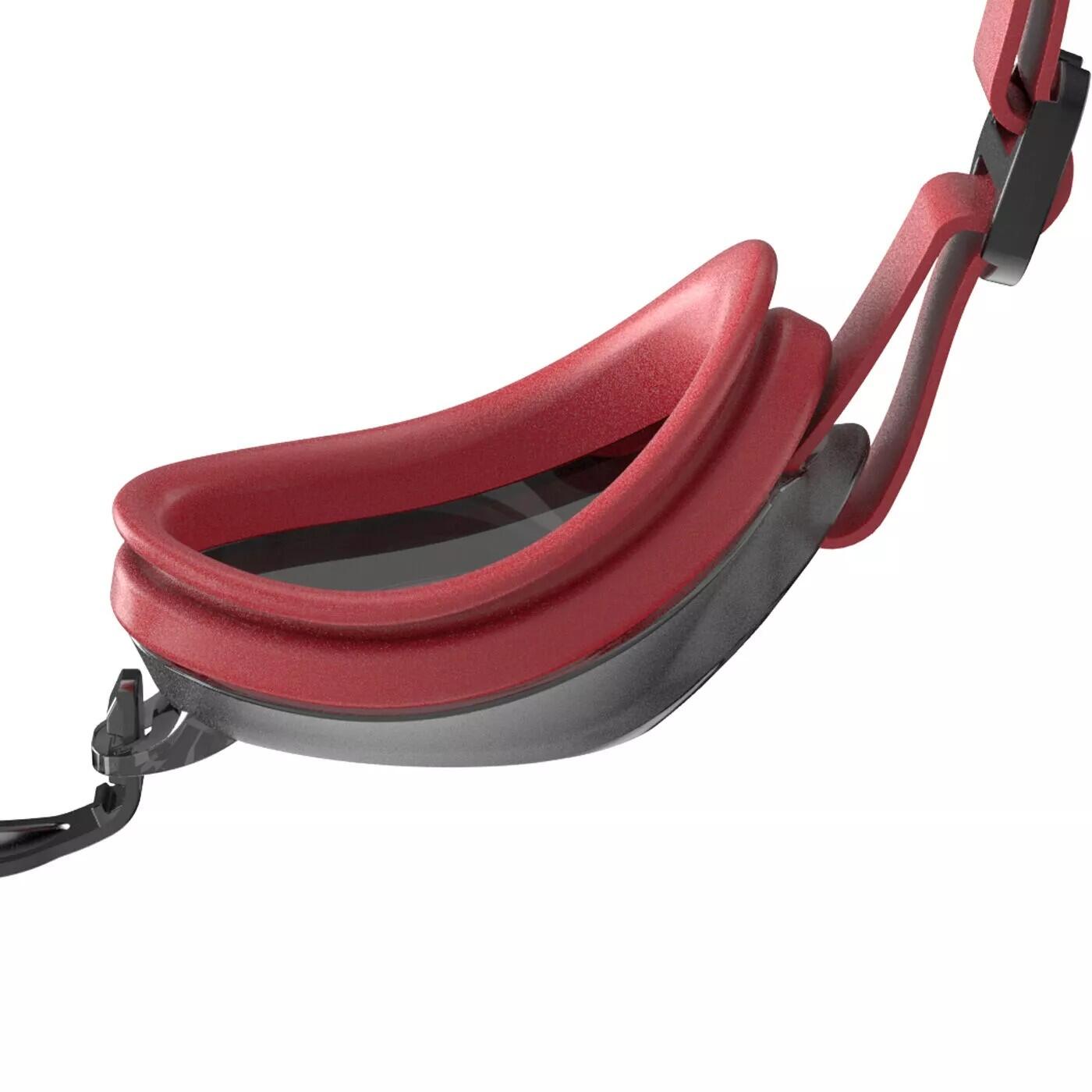 Lunettes De Natation JET V2 Adulte (Rouge / Fumée) 4/4