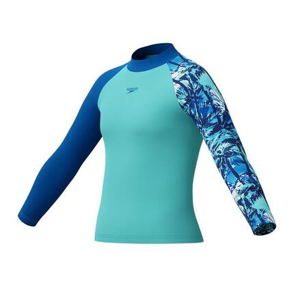 Haut De Bain Antiirritation Manches Longues Garçon (Bleu Marine)