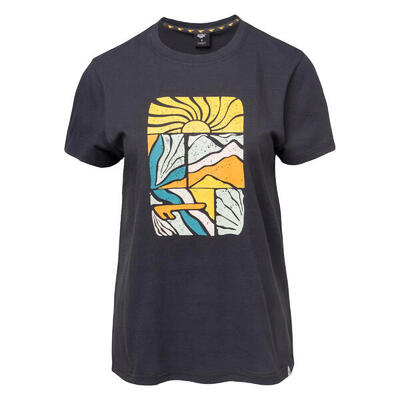 Dames gladys tshirt met korte mouwen (fantoom)