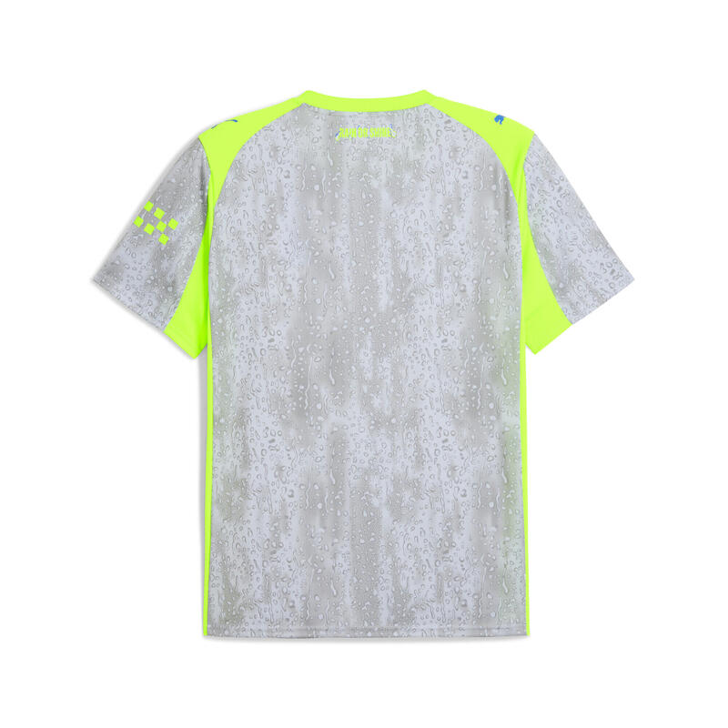 Tricou fotbal bărbați imprimeu picături de apă Cool Weather Pro albastru PUMA
