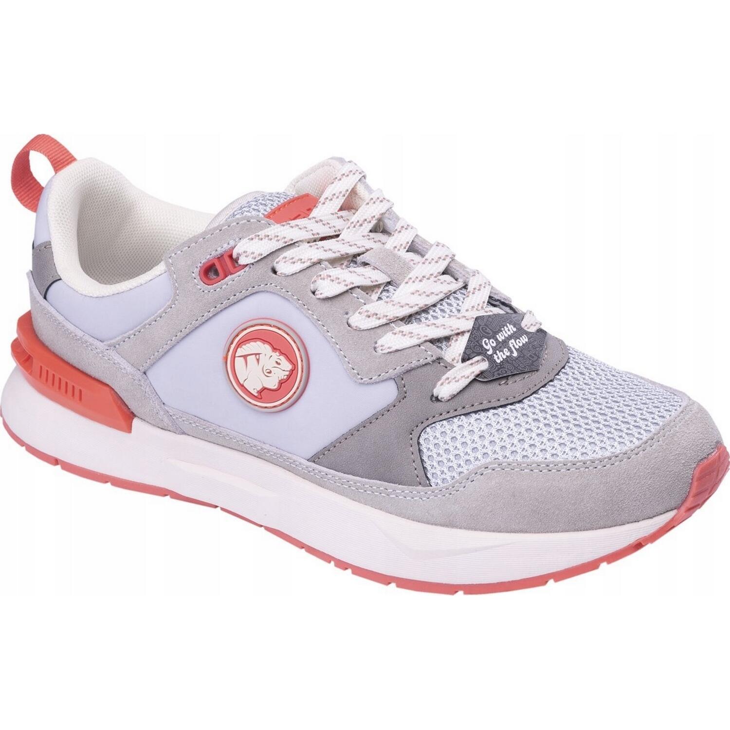 Iguana - Baskets Majro Femme (gris / Orange) - Chaussures De Sport - Gris|jaune|orange - Decathlon