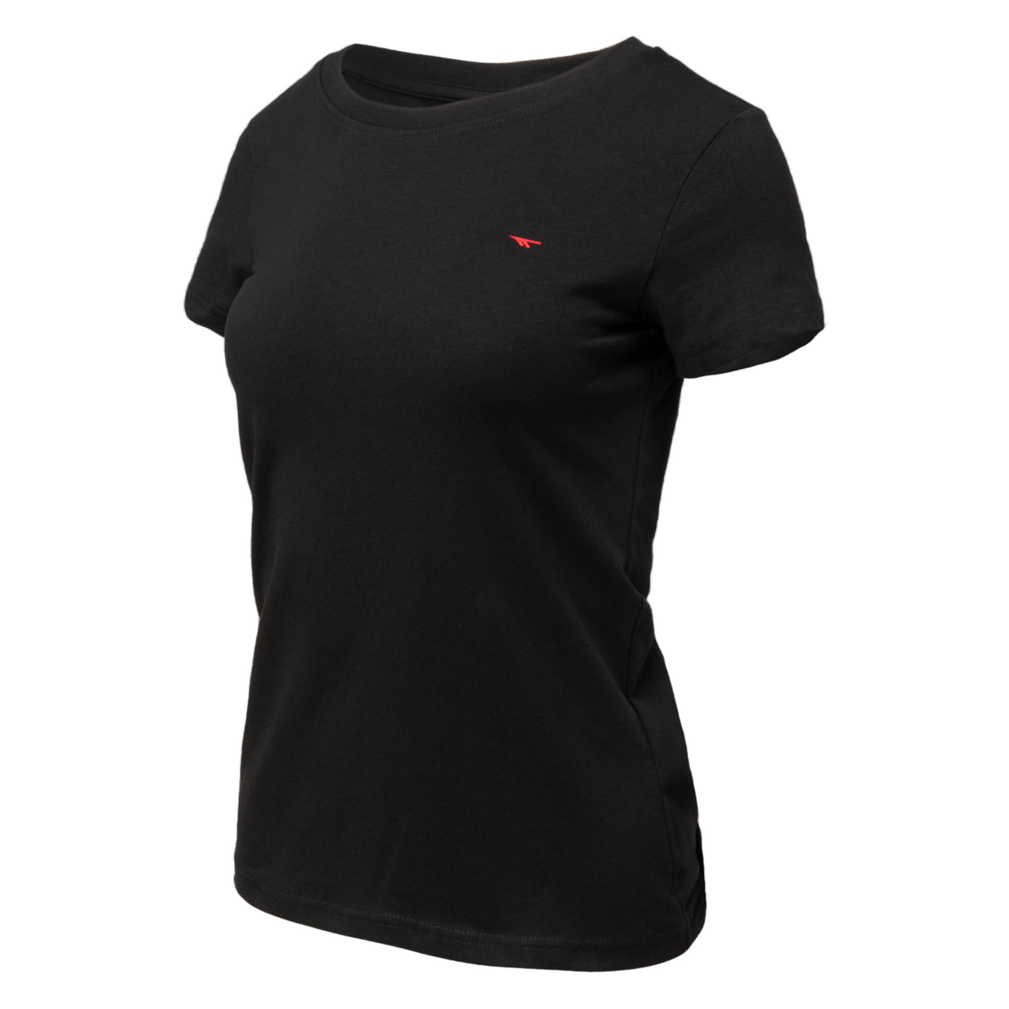Maglietta Aderente Maniche Corte Donna Hi-Tec Playo II Nero 3/3