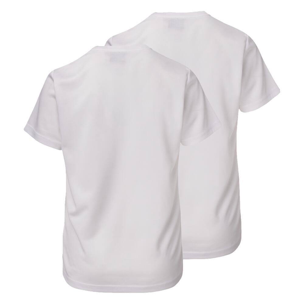 Camiseta Jodin de Manga Corta para Niños/Niñas Pack de 2 Blanco 2/4
