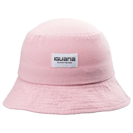 Cappello A Secchiello Adulto Unisex Iguana Viamo Rosa Argento