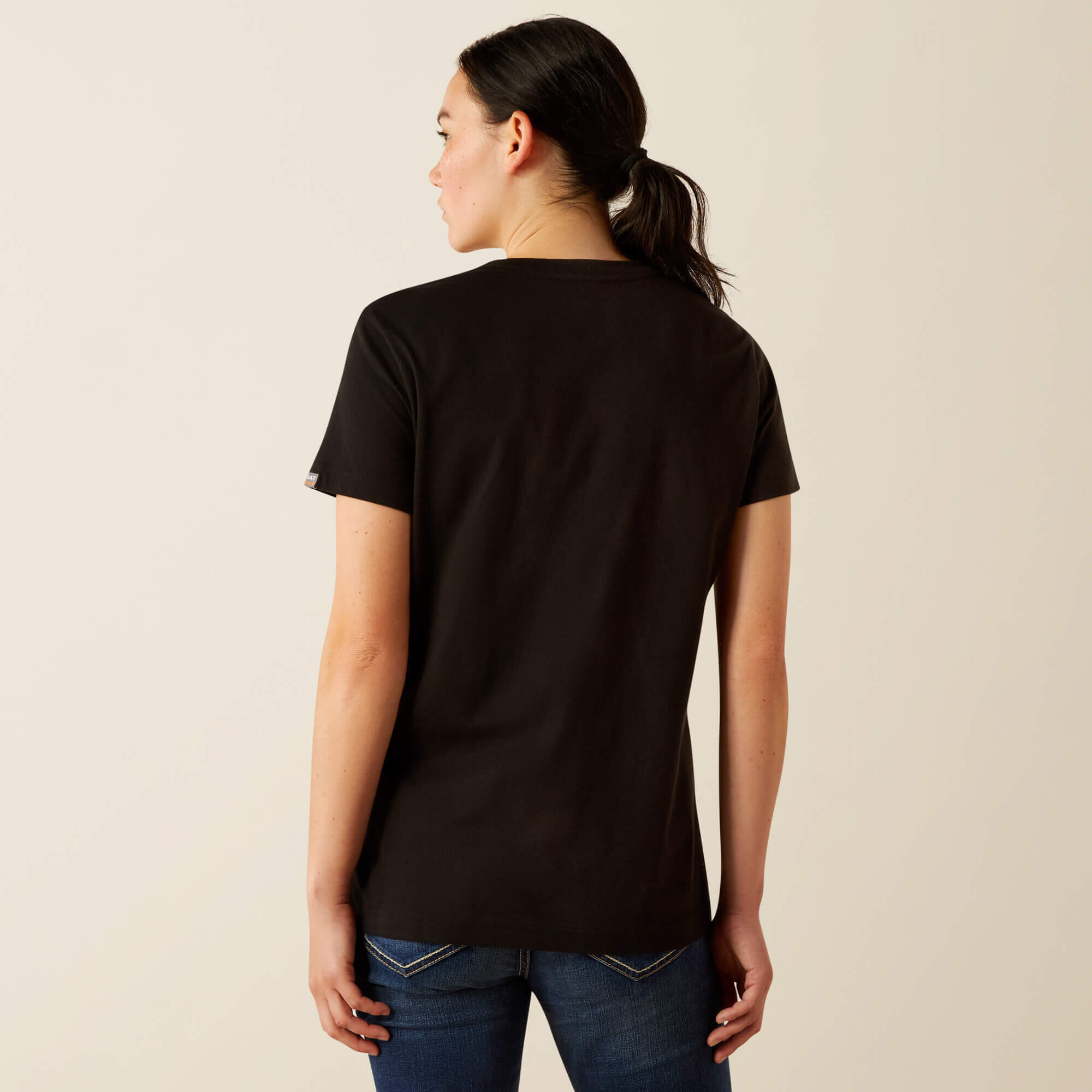 T-shirt da donna Ariat Rebar Cotton Strong 2/4
