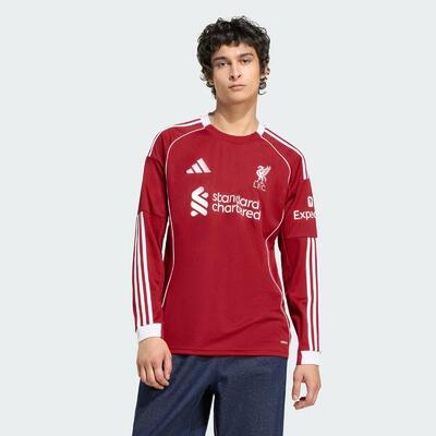 Liverpool fc 25/26 thuisshirt met lange mouwen