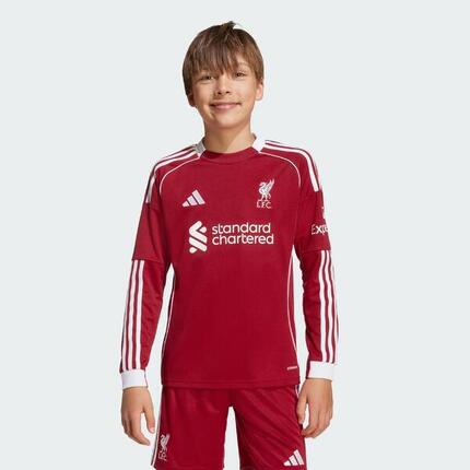Liverpool FC 25/26 Thuisshirt met Lange Mouwen Kids