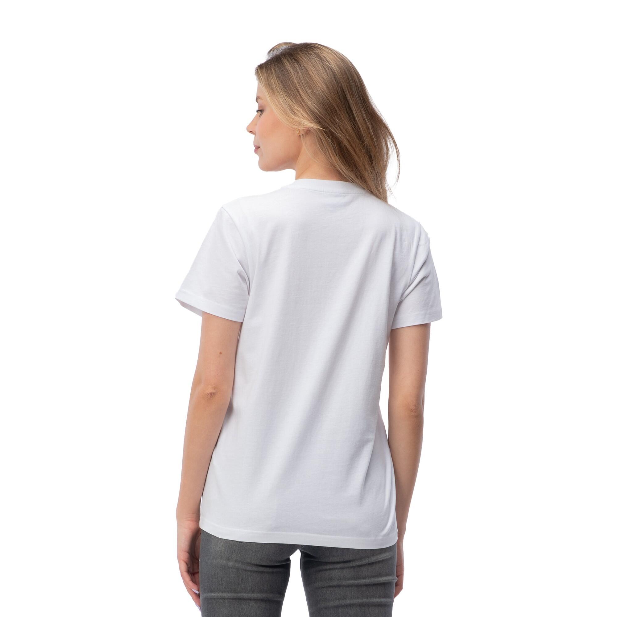 Tshirt Manches Courtes PLAYO Femme (Blanc) 3/4