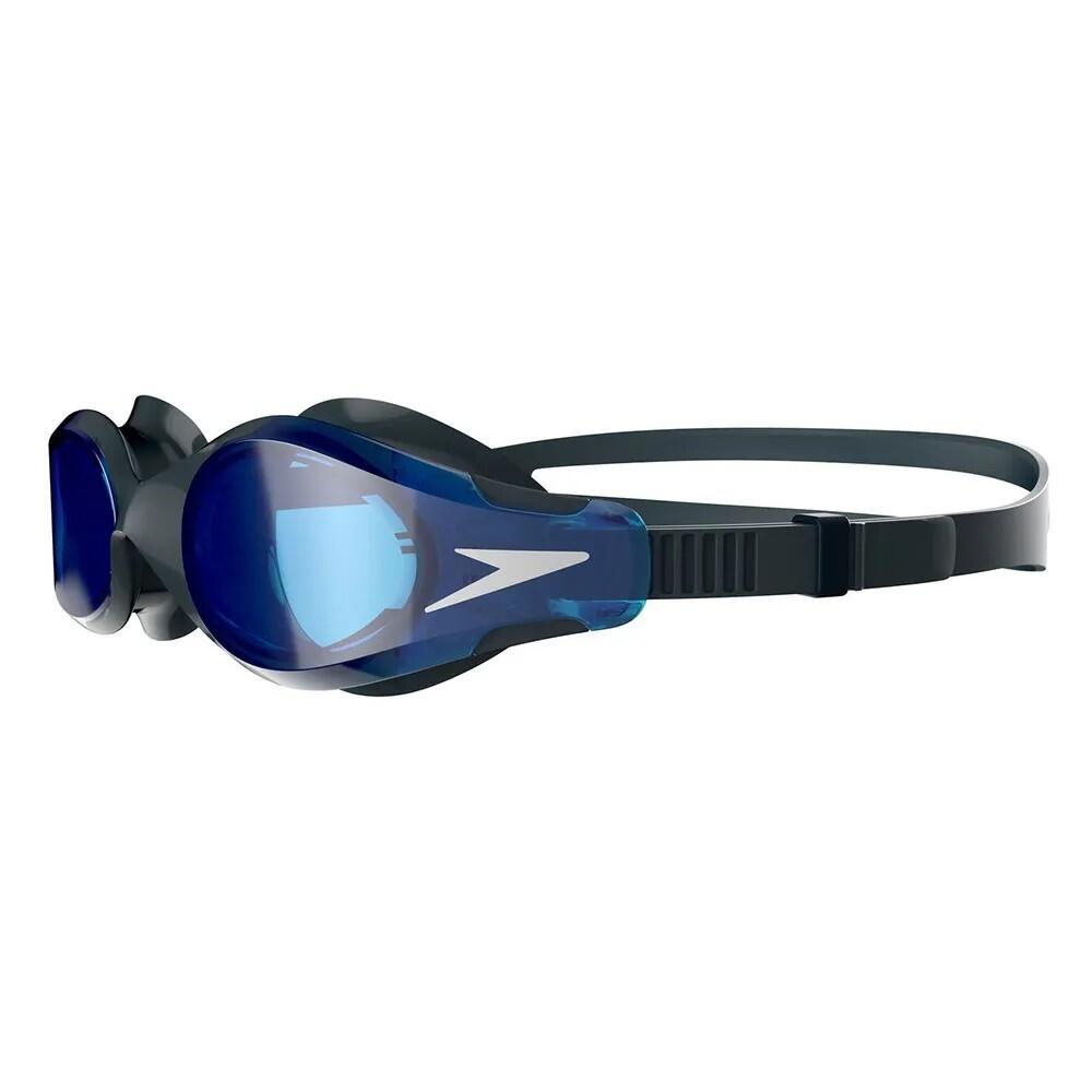 "Hydrosity 2.0" Schwimmbrille Damen und Herren Grau/Blau 3/4