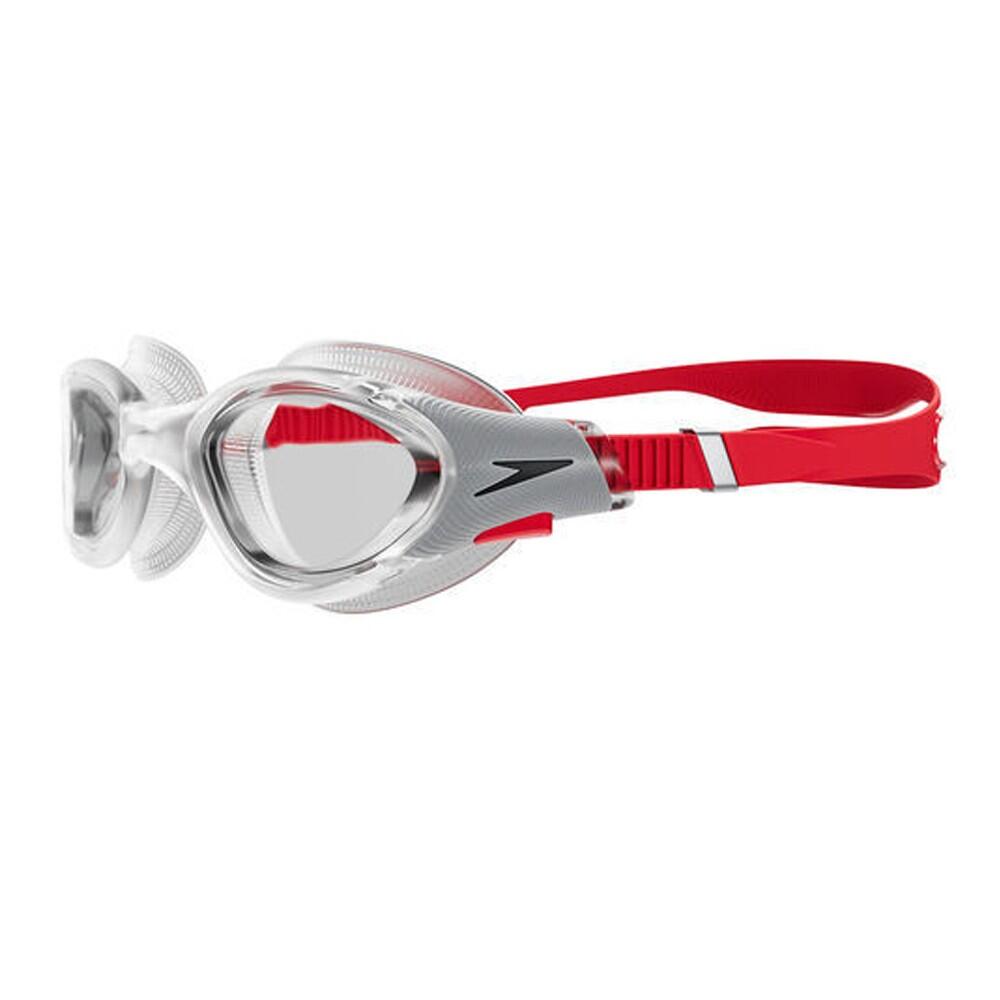 Lunettes De Natation BIOFUSE 2.0 Adulte (Rouge / Argenté / Transparent) 3/4