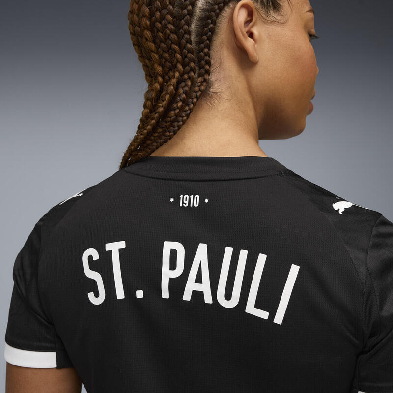 Tricou fotbal femei mânecă scurtă 25/26 Ausweichtrikot, negru PUMA