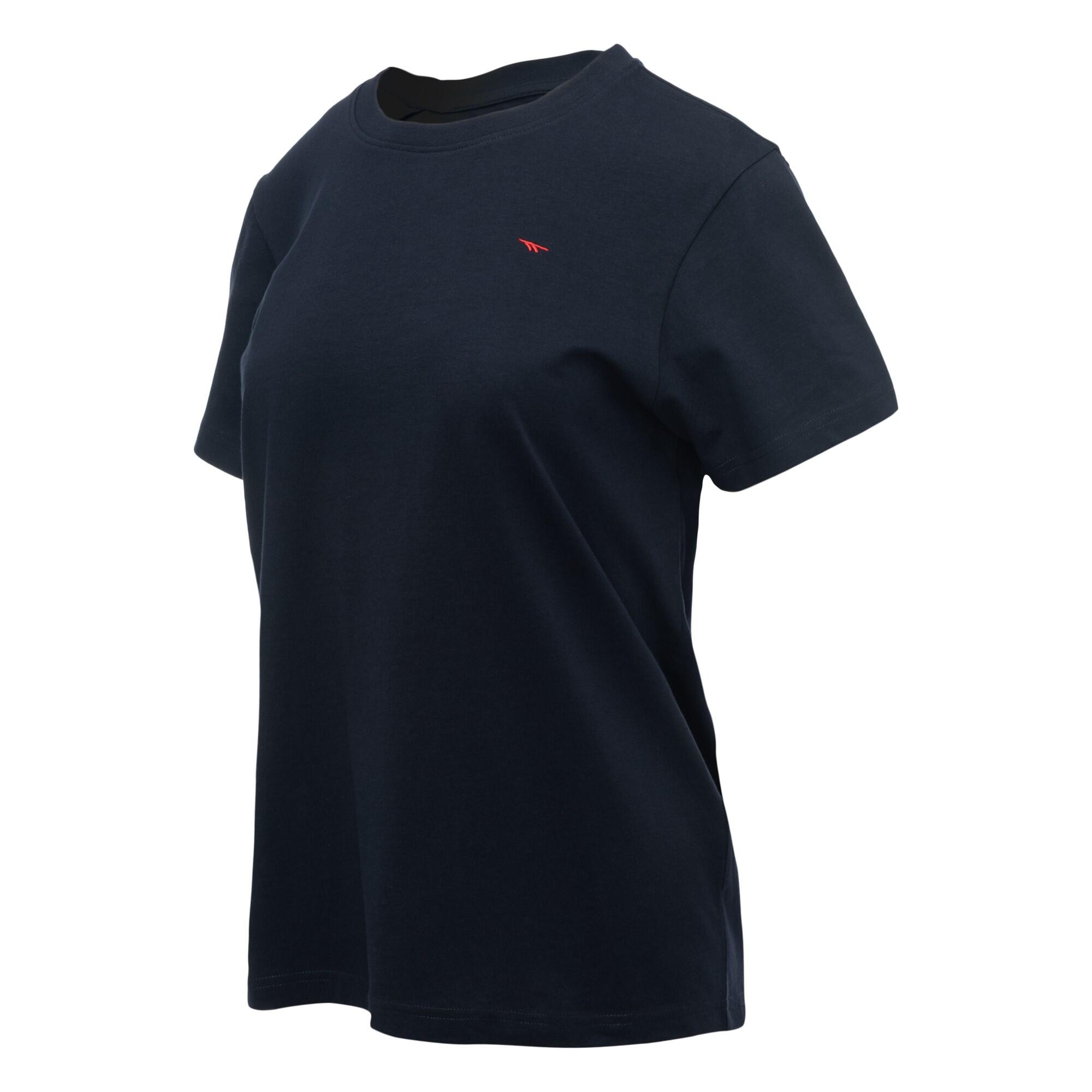 Tshirt Manches Courtes PLAYO Femme (Bleu Foncé) 3/4