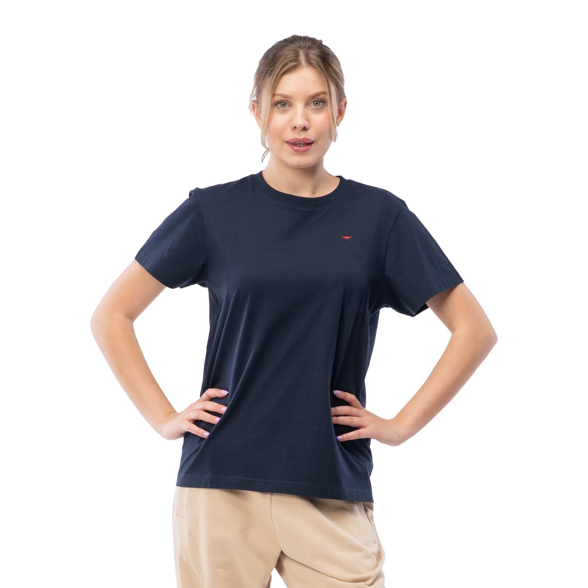 Tshirt Manches Courtes PLAYO Femme (Bleu Foncé) 4/4