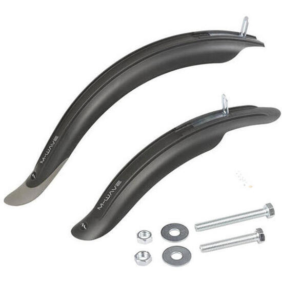 Zestaw błotników M-WAVE Mud Max Kids 16–20 cali czarny