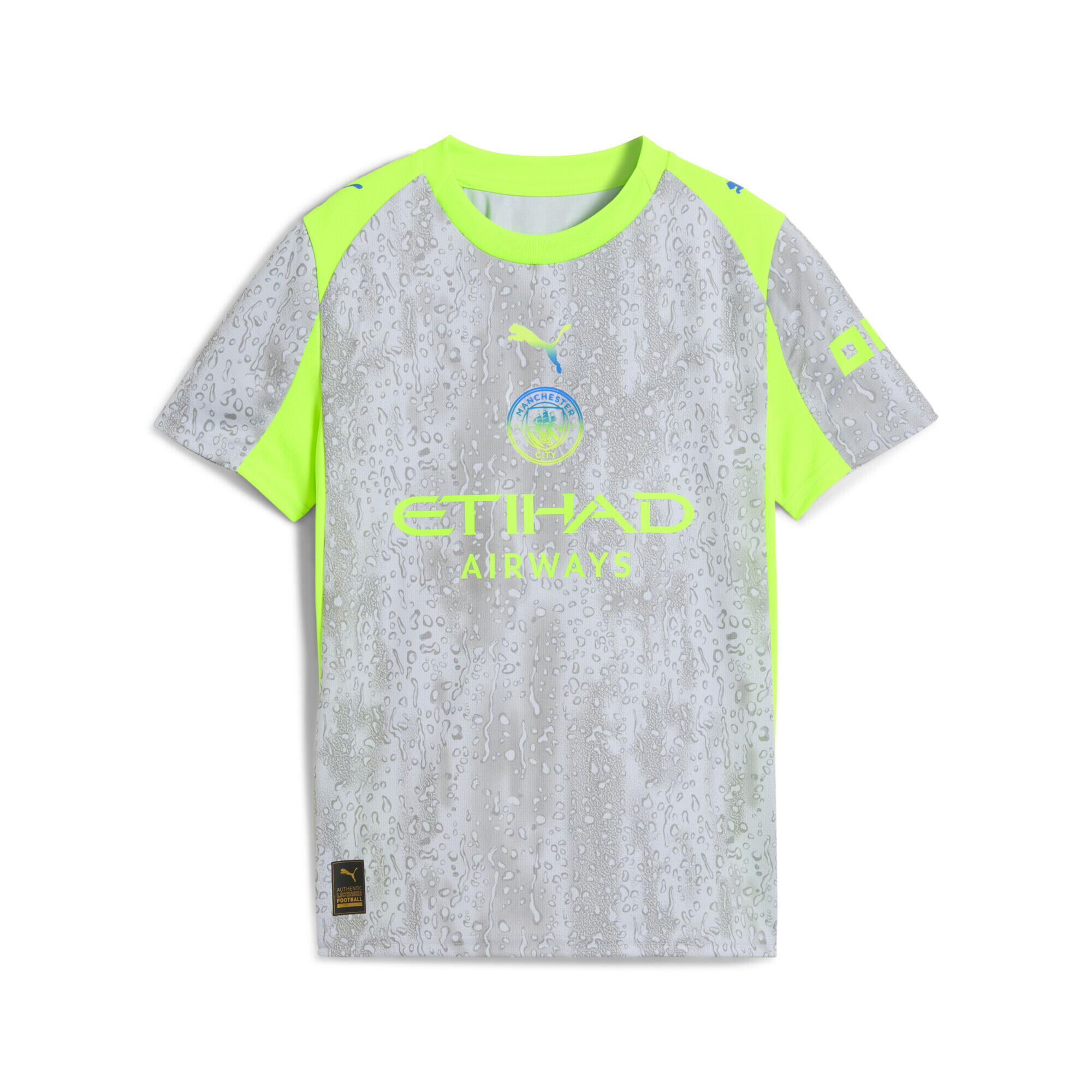 Tricou fotbal copii mânecă scurtă Third 25/26, albastru PUMA