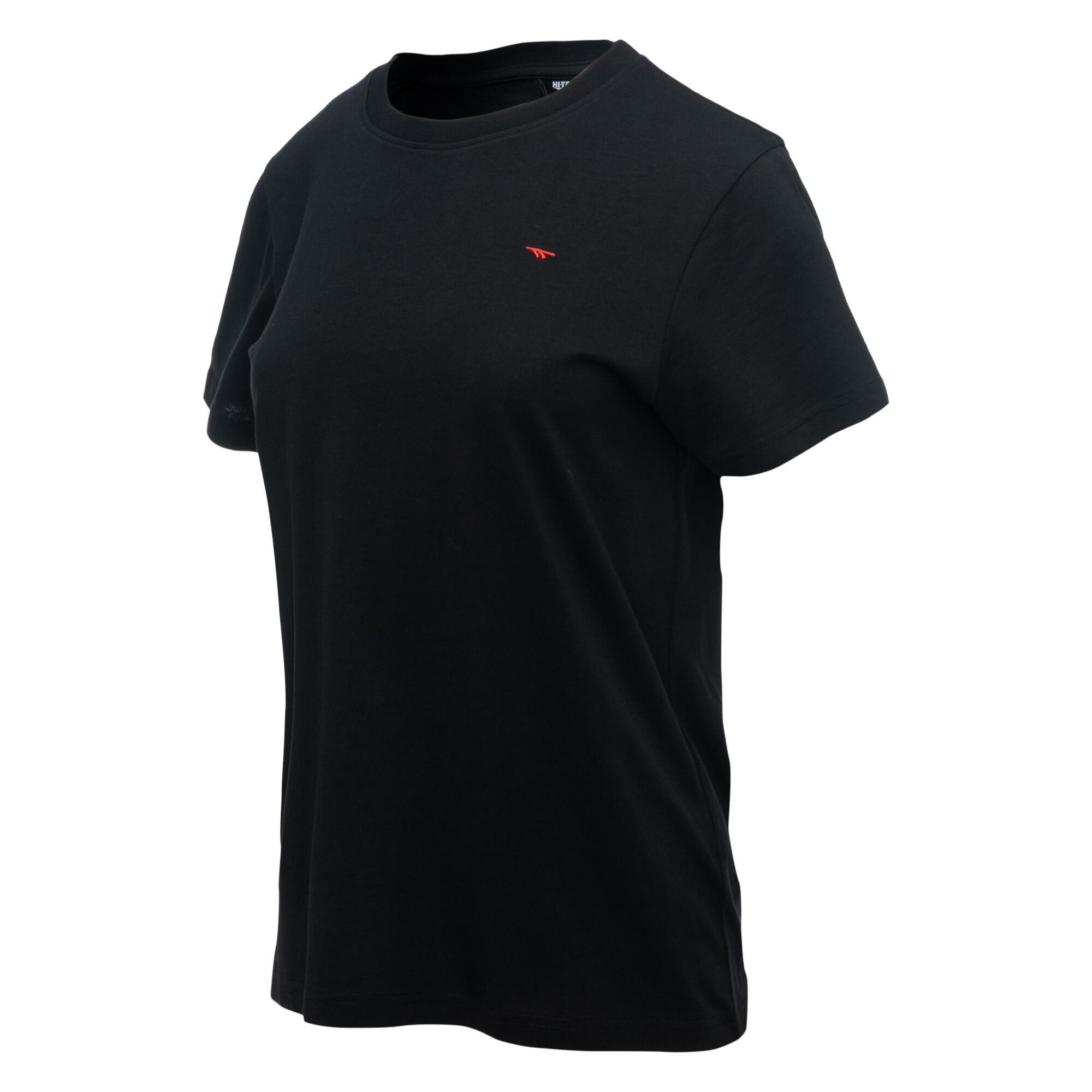 Camiseta Playo II de Manga Corta para Mujer Negro 3/4