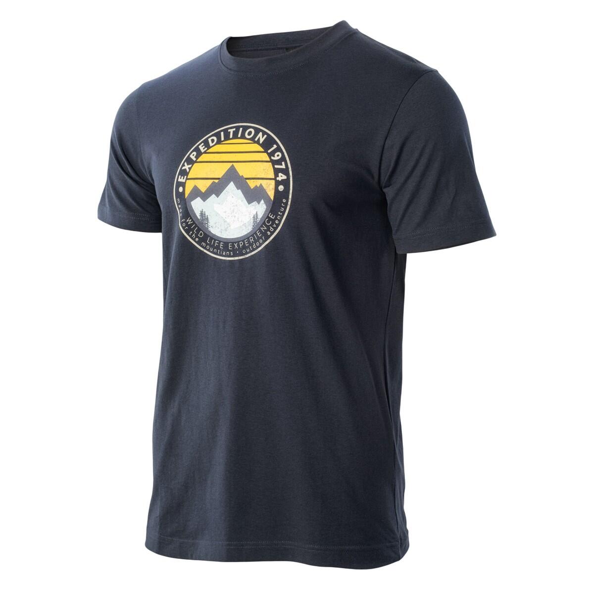 Hi-tec - Tshirt Style Montagne Zergo Homme (bleu Foncé) - T-shirt Manches Courtes - Bleu - Decathlon