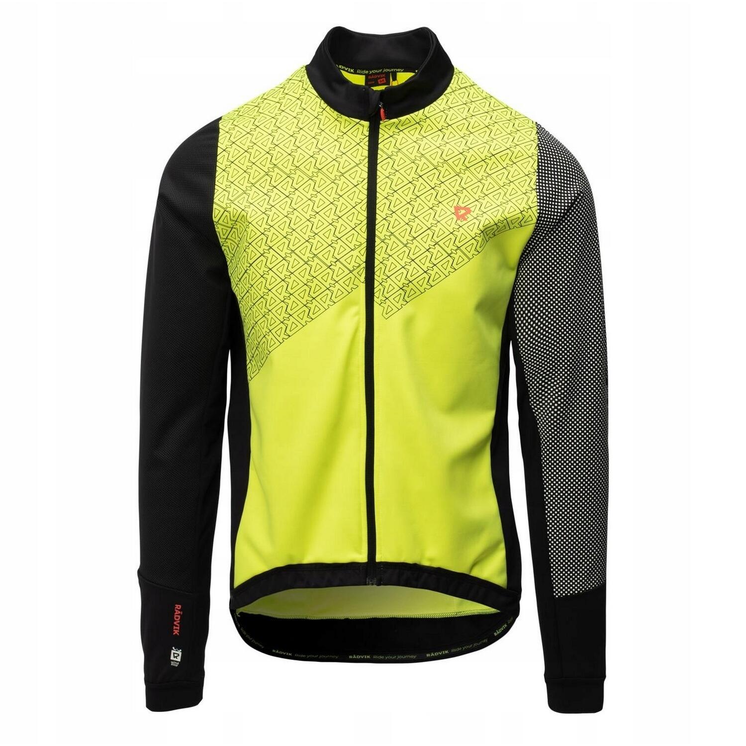 Radvik - Maillot De Cyclisme November Bv Jumper Homme (jaune Fluo / Noir) - Combinaison De Sudation - Jaune|noir - Decathlon