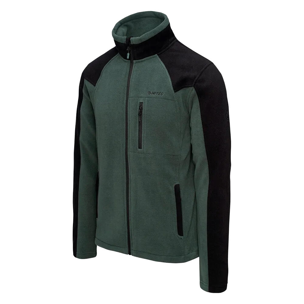 Veste Polaire MONAR Homme (Vert Foncé / Noir) 3/3