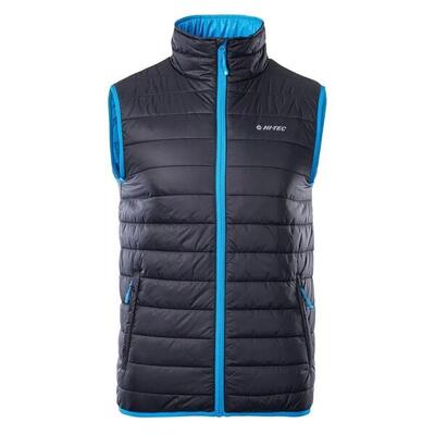 Heren solner gilet (zwart/diva blauw)