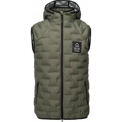 Heren huel gewatteerd primaloft gilet (olijf)