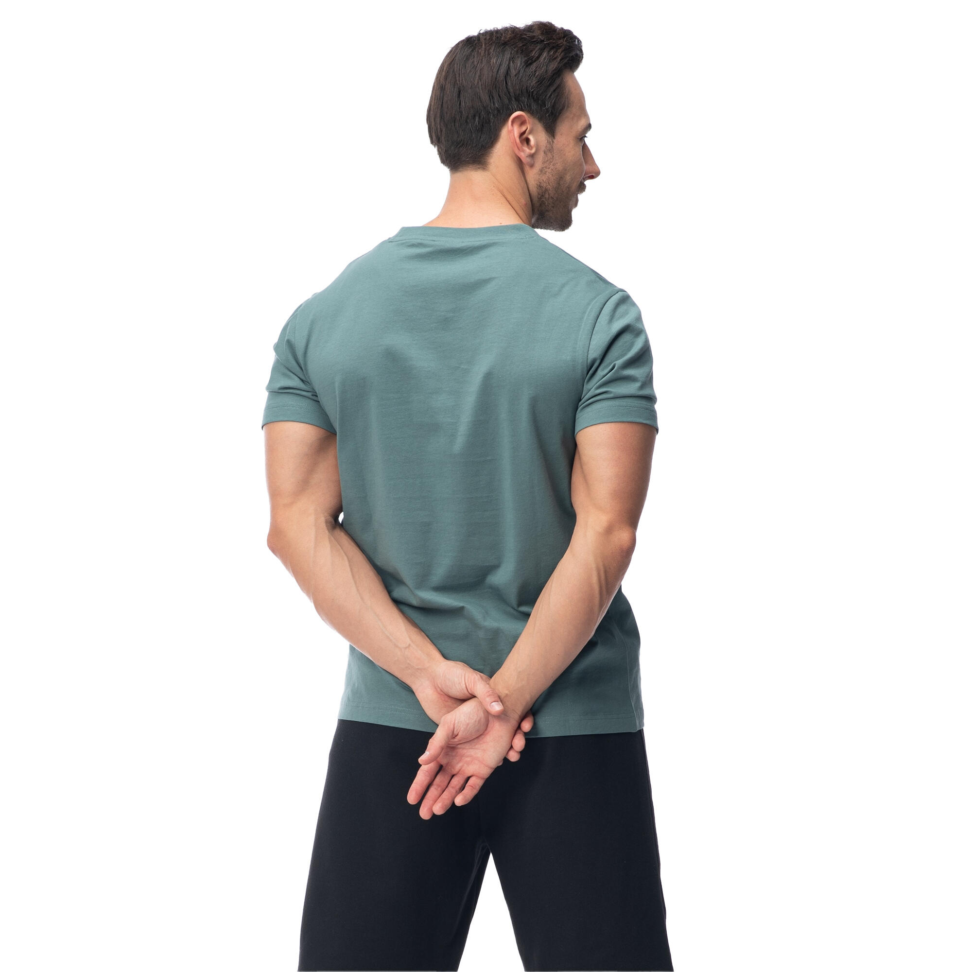 Camiseta Amezo para Hombre Pino Plateado 4/4