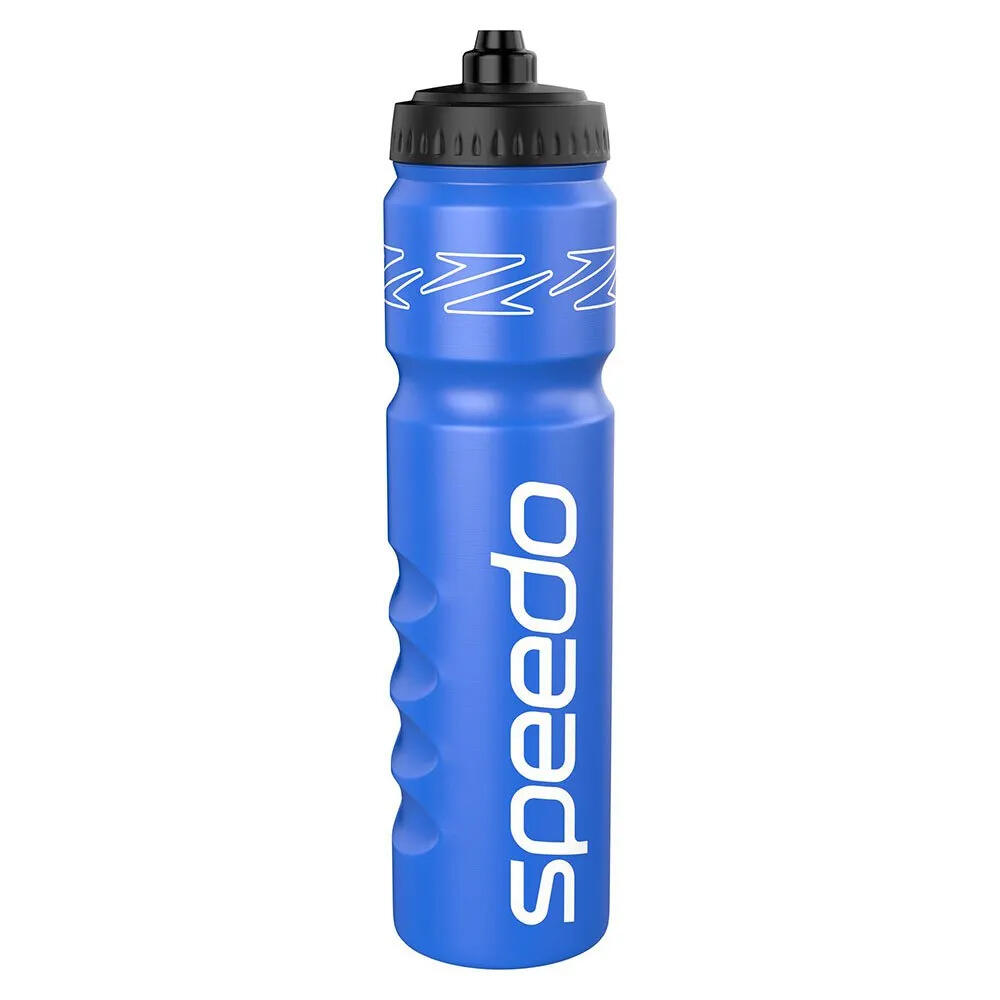 1L Water Bottle (Blue/White)