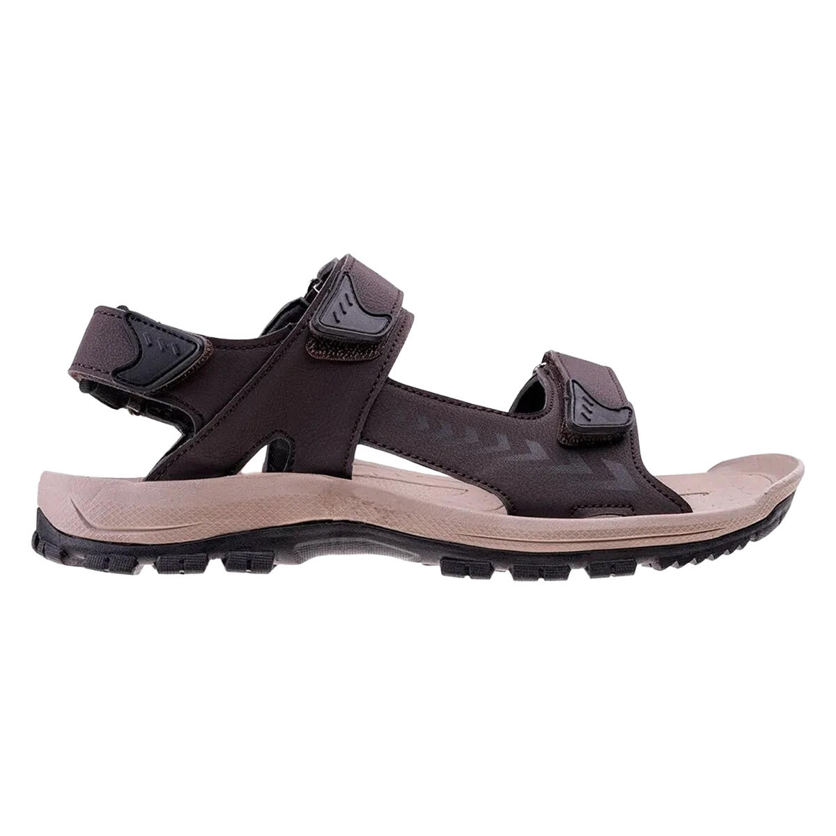 Sandali Uomo Hi-Tec Lubiser Marrone Nero 3/5
