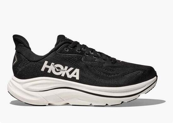 HOKA CLIFTON 10 DA UOMO NERO BIANCO 1162030/BWHT BLACK