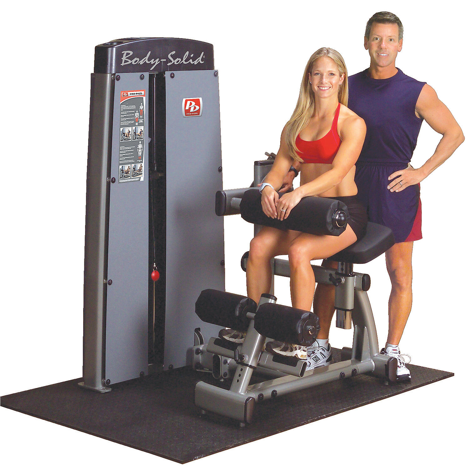 Bauch-/Rücken-Maschine Pro Dual Gewichtsblock 95 kg Fitness / Krafttraining 2/4