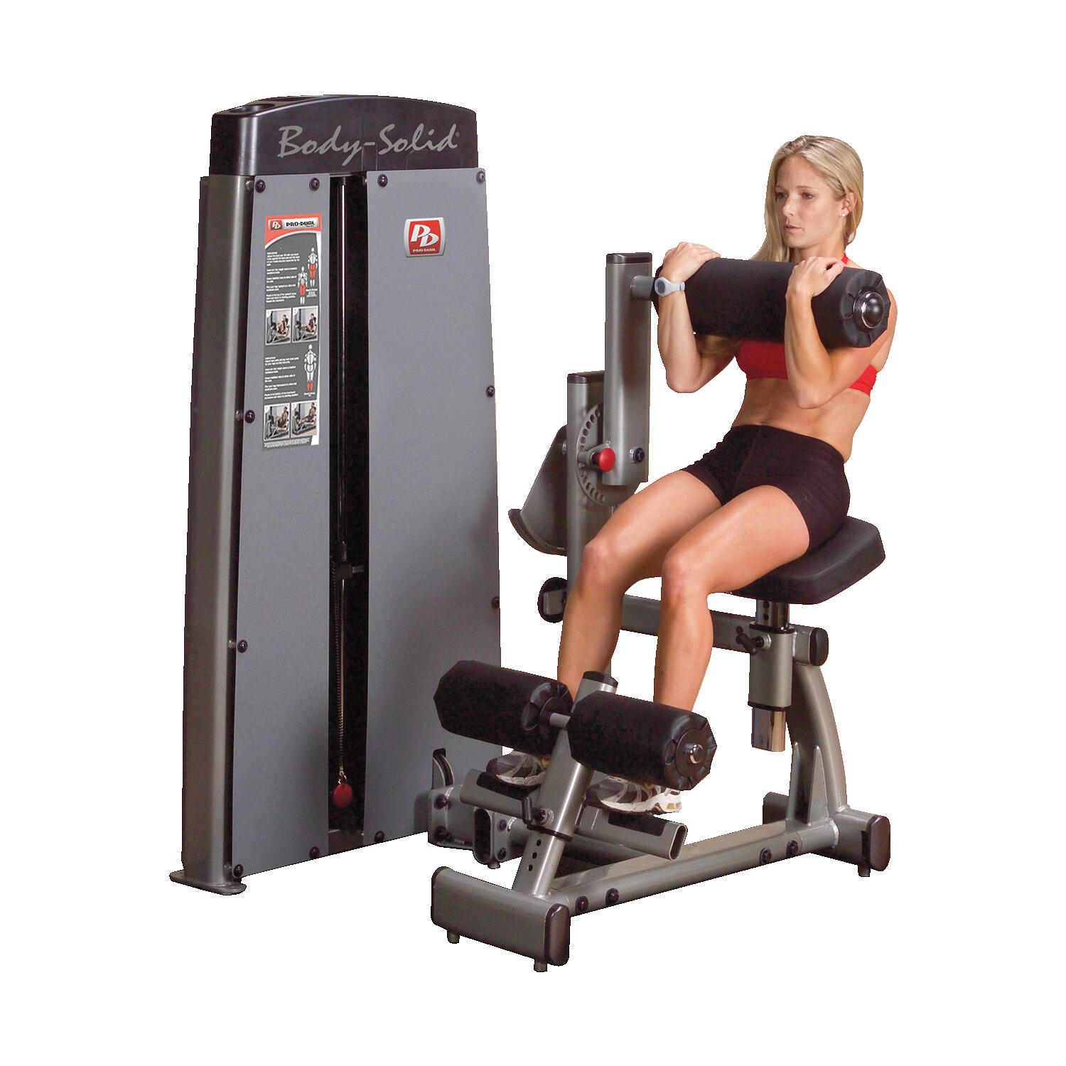 Bauch-/Rücken-Maschine Pro Dual Gewichtsblock 95 kg Fitness / Krafttraining 4/4