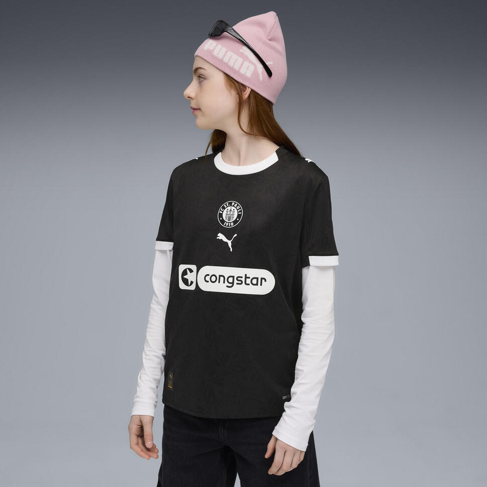 Młodzieżowa trzecia koszulka FC St. Pauli 25/26 PUMA Black White