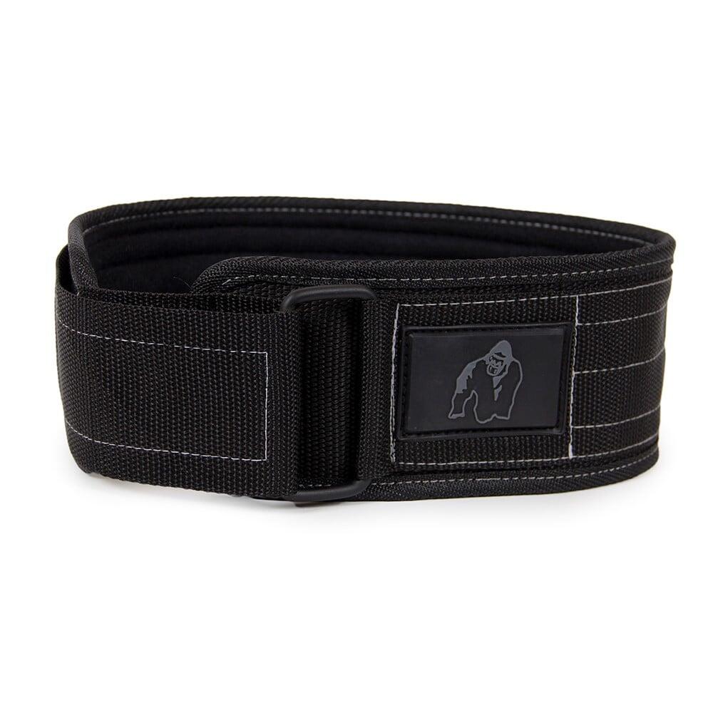 4 Inch Nylon Cinturón de elevación - Negro/gris 5/6
