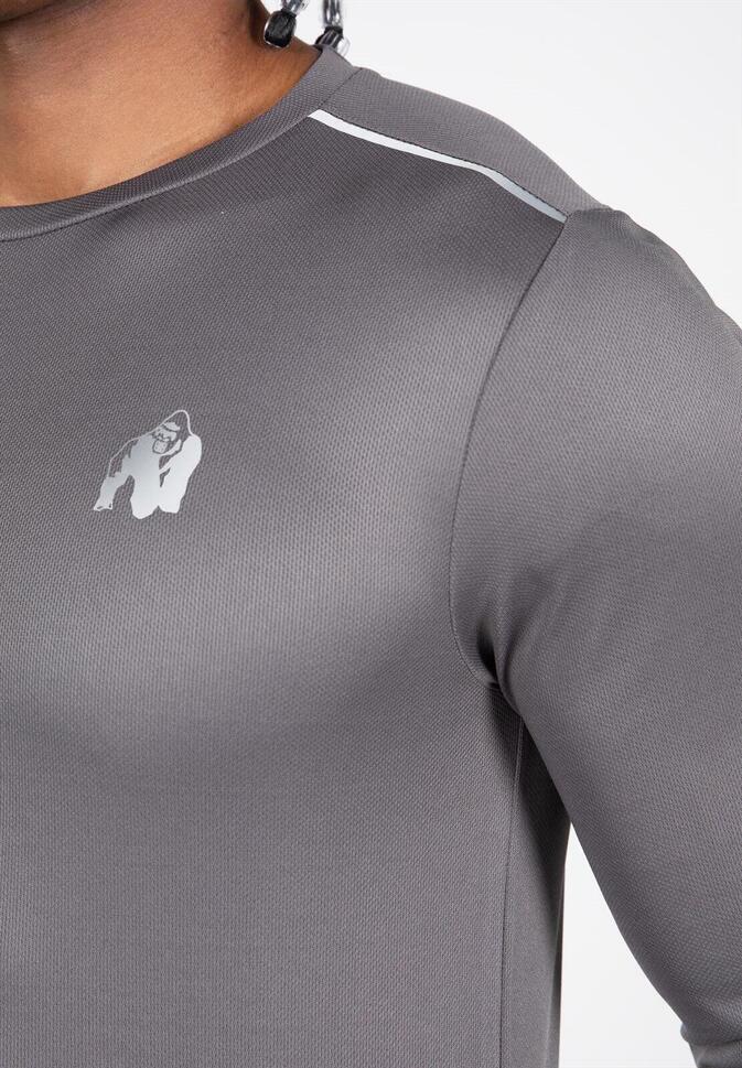 Koszulka fitness męska Gorilla Wear USA Washington z długim rękawem