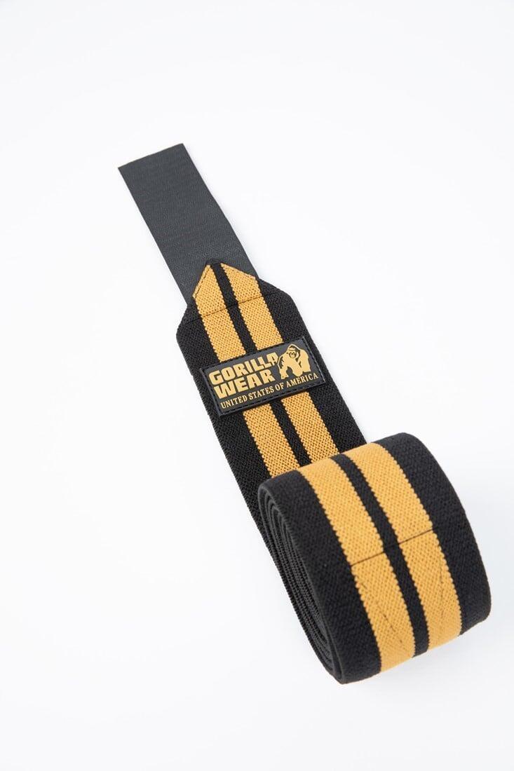 Knee Wraps - Zwart/Goud - 250CM 4/5