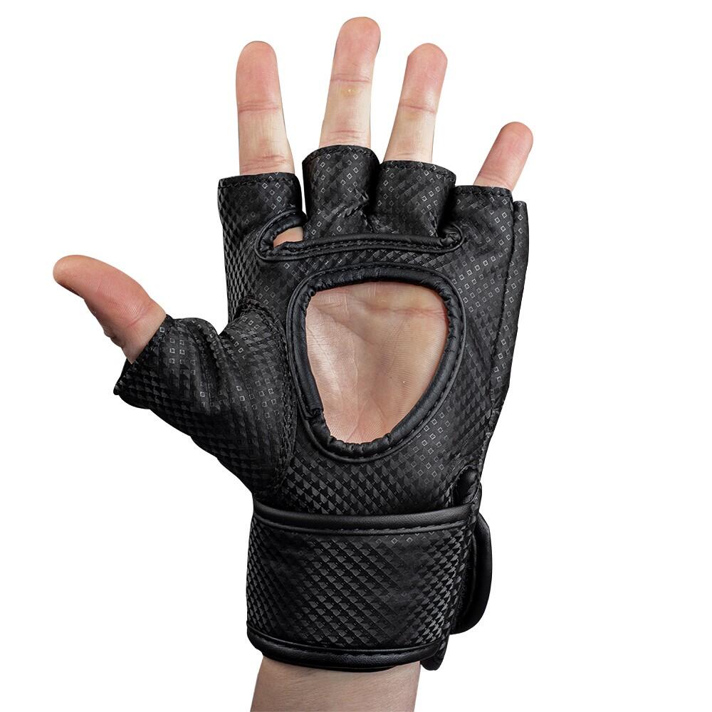 Manton MMA Gloves (With Thumb) - Nero/Bianco 6/7