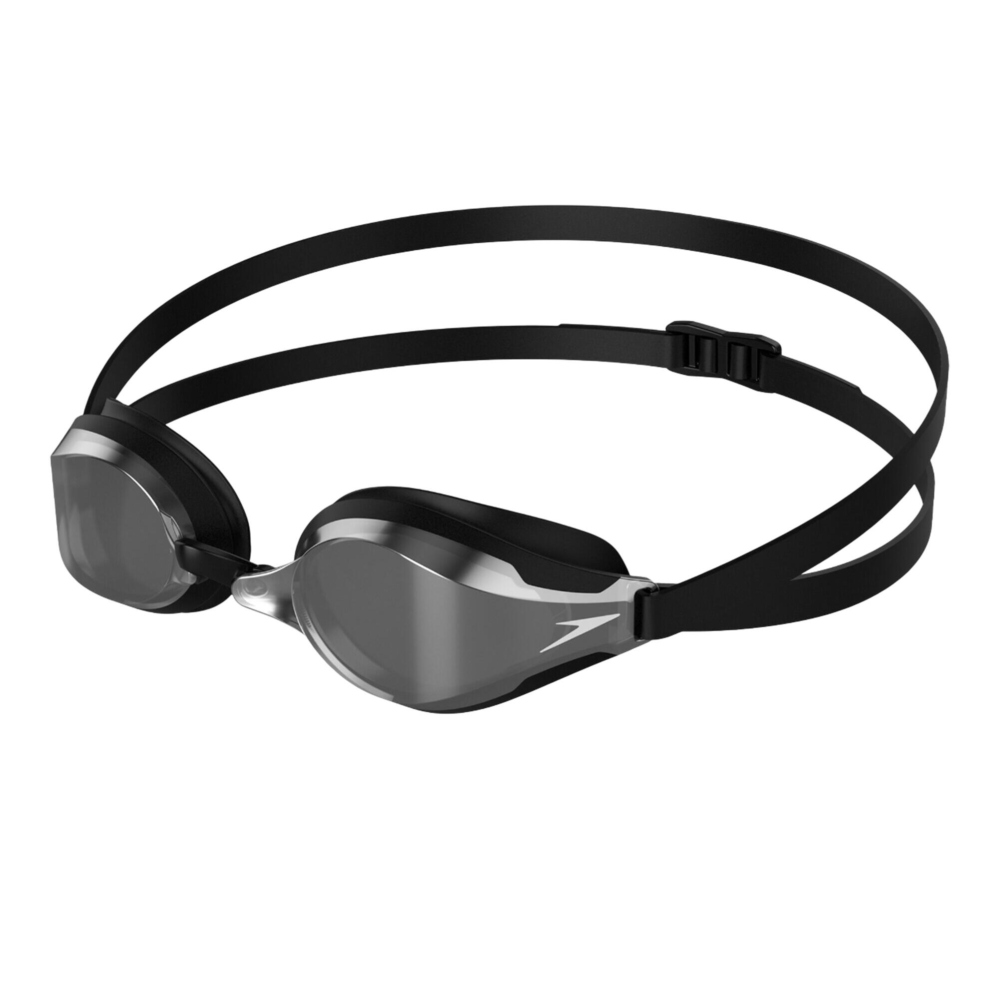 Lunettes De Natation FASTSKIN SPEEDSOCKET Adulte (Noir / Gris Vif) 3/3