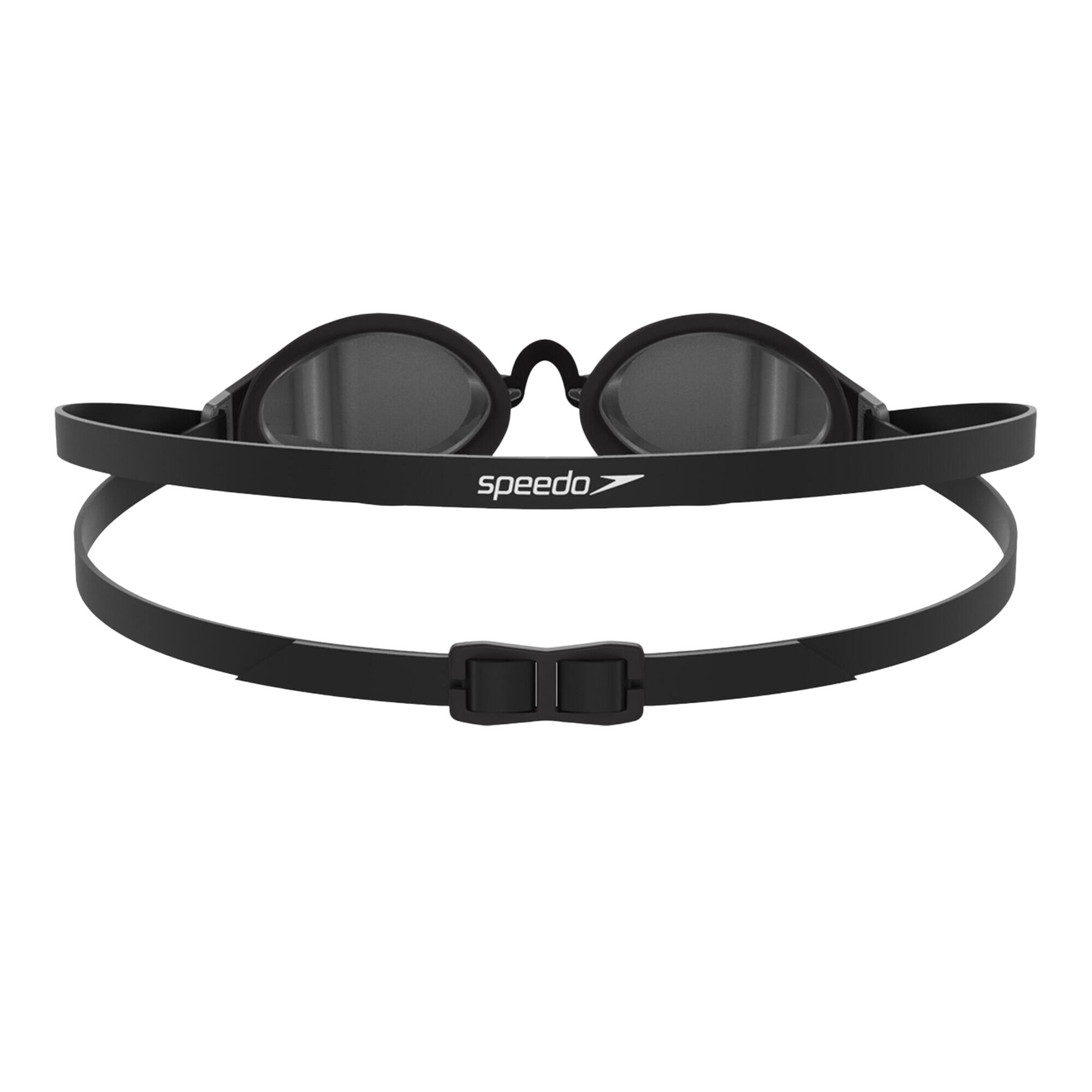 Lunettes De Natation FASTSKIN SPEEDSOCKET Adulte (Noir / Gris Vif) 2/3