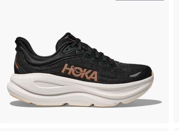 HOKA BONDI 9 DA DONNA COLORE NERO BRONZO BLACK 1/5